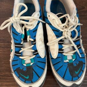 Nike Blue and White Sneakers